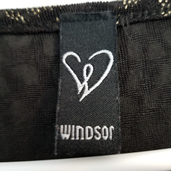 Windsor Criss cross cut Cleavage peplum dress - Picture 2 of 6